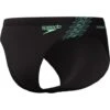 Speedo Hyperboom Splice Briefs - Black/Alfalfa Green -Swimmer Shop 00301718666