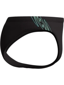 Speedo Hyperboom Splice Briefs - Black/Alfalfa Green -Swimmer Shop 00301718666 2