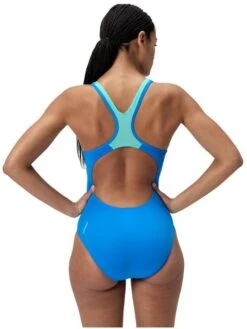 Speedo Laneback One Piece - Lagoon Blue 16 Speedo Laneback One Piece - Lagoon Blue -Swimmer Shop 00305418661 15