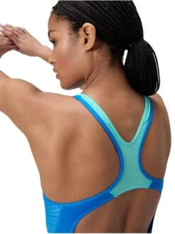 Speedo Laneback One Piece - Lagoon Blue 19 Speedo Laneback One Piece - Lagoon Blue -Swimmer Shop 00305418661 16