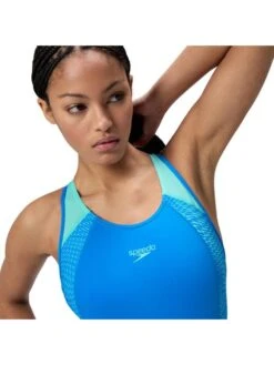 Speedo Laneback One Piece - Lagoon Blue 18 Speedo Laneback One Piece - Lagoon Blue -Swimmer Shop 00305418661 17
