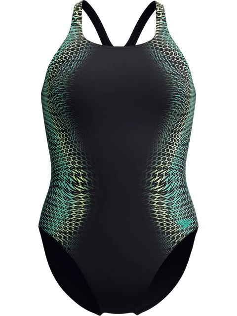 Speedo Tech Panel Splice Medalist One Piece - Turquoise Gem 3 Speedo Tech Panel Splice Medalist One Piece - Turquoise Gem