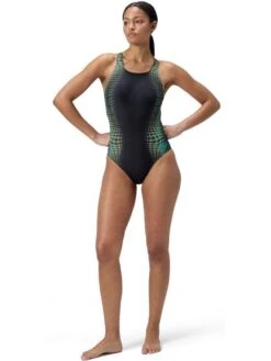 Speedo Tech Panel Splice Medalist One Piece - Turquoise Gem 17 Speedo Tech Panel Splice Medalist One Piece - Turquoise Gem -Swimmer Shop 00305516569 3