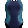 Speedo Tech Panel Splice Medalist One Piece - Lagoon Blue -Swimmer Shop 00305518661