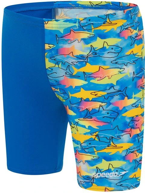 Speedo Toddlers Jammers - Fish/Lagoon Blue 3 Speedo Toddlers Jammers - Fish/Lagoon Blue