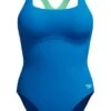 Speedo Flex Band Swim Bra One Piece - Lagoon Blue -Swimmer Shop 00371318661