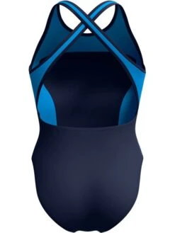 Speedo Highneck Splice X-Back One Piece - Lagoon Blue 13 Speedo Highneck Splice X-Back One Piece - Lagoon Blue -Swimmer Shop 00425018661 2
