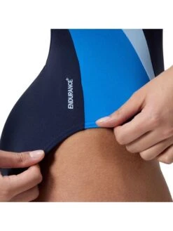 Speedo Highneck Splice X-Back One Piece - Lagoon Blue 19 Speedo Highneck Splice X-Back One Piece - Lagoon Blue -Swimmer Shop 00425018661 7