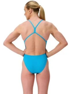Speedo Solid V-Back 2.0 One Piece - Picton Blue -Swimmer Shop 00477316553 5