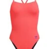 Speedo Solid-V-Back 2.0 One Piece - Neon Coral -Swimmer Shop 00477318663