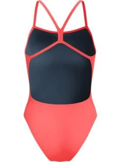 Speedo Solid-V-Back 2.0 One Piece - Neon Coral -Swimmer Shop 00477318663 2