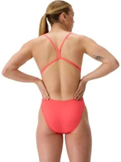 Speedo Solid-V-Back 2.0 One Piece - Neon Coral -Swimmer Shop 00477318663 5