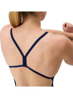 Speedo Solid V-Back 2.0 One Piece - Team Navy -Swimmer Shop 004773434 6