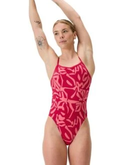 Speedo Printed V-Back 2.0 One Piece - Seashell Illusions/Summer Orange 13 Speedo Printed V-Back 2.0 One Piece - Seashell Illusions/Summer Orange -Swimmer Shop 00477518770 3