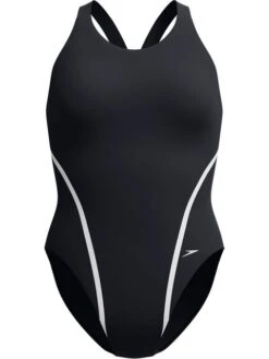 Speedo Movement Back One Piece - Black/Silver