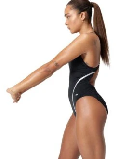 Speedo Movement Back One Piece - Black/Silver 13 Speedo Movement Back One Piece - Black/Silver -Swimmer Shop 005068001 3