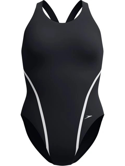 Speedo Movement Back One Piece - Black/Silver 3 Speedo Movement Back One Piece - Black/Silver