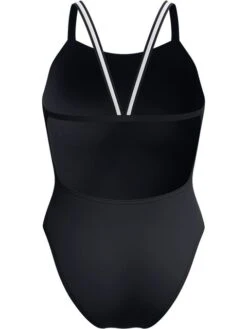 Speedo Active Back One Piece - Black/Silver -Swimmer Shop 005069001 2