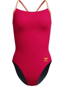 Speedo Solid Flyback 2.0 One Piece - Red