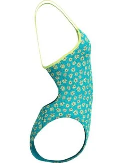 Speedo Printed Turnback One Piece - Bloom Burst/Turquoise Gem 8 Speedo Printed Turnback One Piece - Bloom Burst/Turquoise Gem -Swimmer Shop 00516418765 1