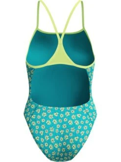 Speedo Printed Turnback One Piece - Bloom Burst/Turquoise Gem 9 Speedo Printed Turnback One Piece - Bloom Burst/Turquoise Gem -Swimmer Shop 00516418765 3