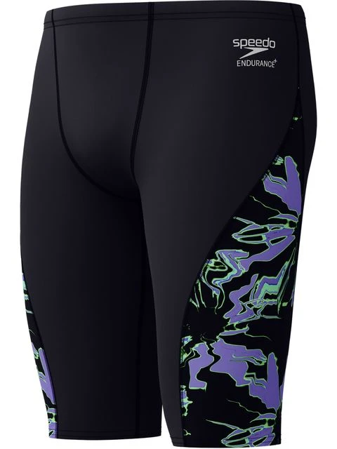 Speedo Spliced Jammers - Floral Glitch/Black 3 Speedo Spliced Jammers - Floral Glitch/Black