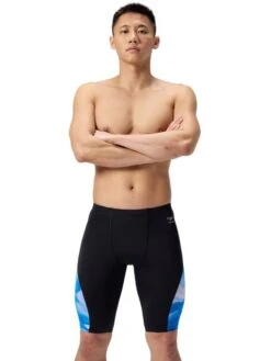 Speedo Print Spliced Jammers - Ocean Wash/Black 14 Speedo Print Spliced Jammers - Ocean Wash/Black -Swimmer Shop 00519018761 3