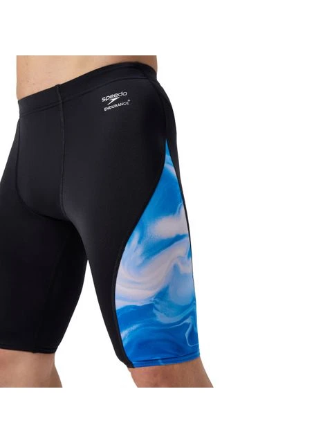 Speedo Print Spliced Jammers - Ocean Wash/Black 11 Speedo Print Spliced Jammers - Ocean Wash/Black - Image 9