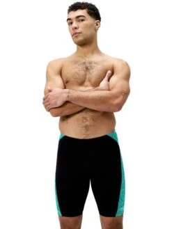 Speedo Hyperboom Panel Jammers - Black/Turquoise Gem -Swimmer Shop 00520916569 4