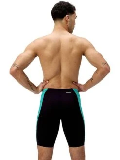 Speedo Hyperboom Panel Jammers - Black/Turquoise Gem -Swimmer Shop 00520916569 7