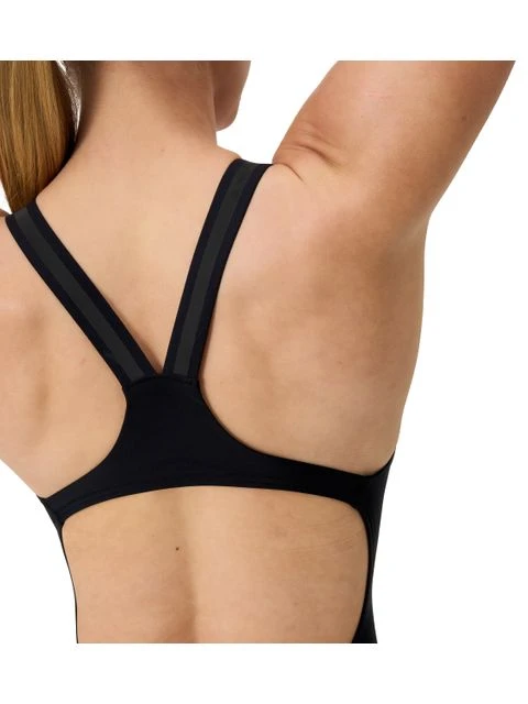 Speedo Printed Performance Back One Piece - Black 10 Speedo Printed Performance Back One Piece - Black - Image 8