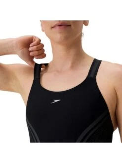 Speedo Printed Performance Back One Piece - Black 16 Speedo Printed Performance Back One Piece - Black -Swimmer Shop 00530000334 7