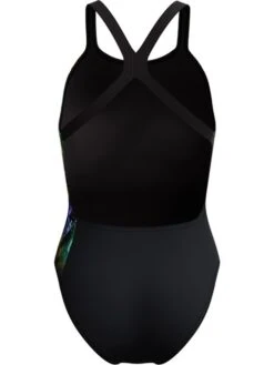 Speedo Placement Print Powerback One Piece - Static Volta/Anthracite -Swimmer Shop 00532518889 2