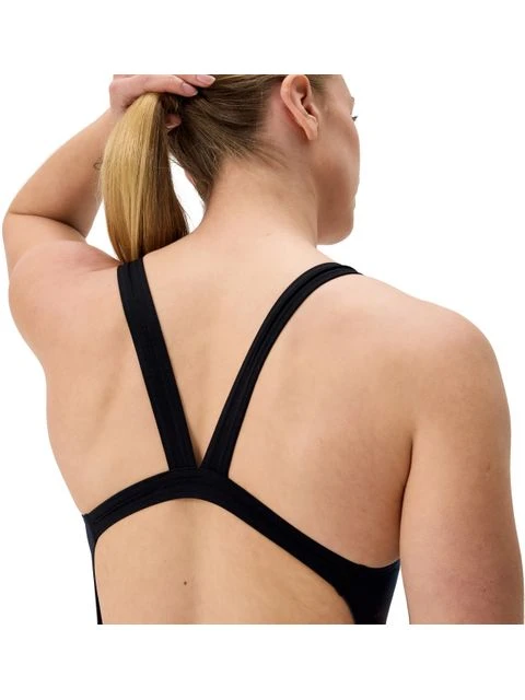 Speedo Placement Print Leaderback One Piece - Electro Static/Black 10 Speedo Placement Print Leaderback One Piece - Electro Static/Black - Image 8