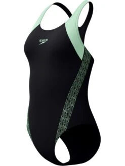 Speedo Hyperboom Splice Racerback One Piece - Alfalfa Green