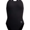 Speedo Solid Leaderback One Piece - Team Black 1 Speedo Solid Leaderback One Piece - Team Black -Swimmer Shop 005399001