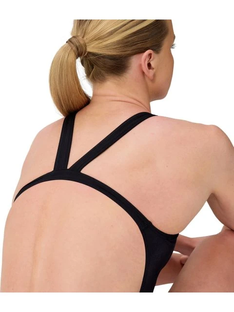 Speedo Solid Leaderback One Piece - Team Black 10 Speedo Solid Leaderback One Piece - Team Black - Image 8