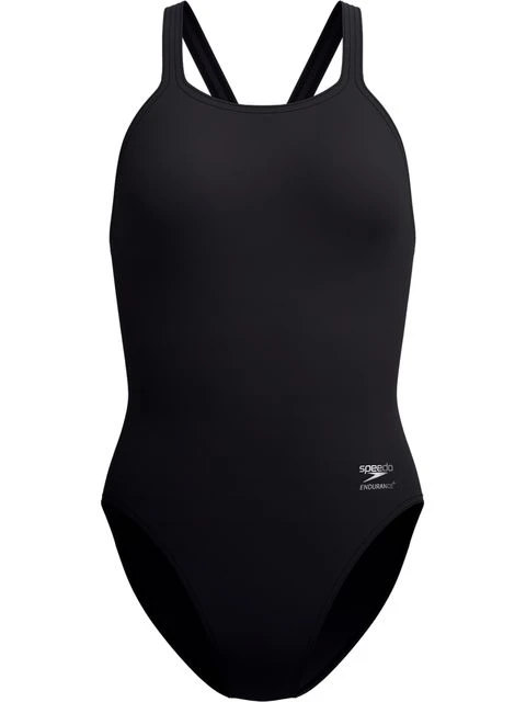 Speedo Solid Leaderback One Piece - Team Black 3 Speedo Solid Leaderback One Piece - Team Black