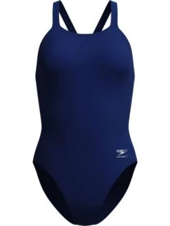 Speedo Solid Leaderback One Piece - Team Navy