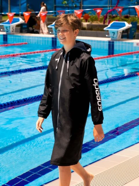 Speedo Logo Deck Coat - Black 5 Speedo Logo Deck Coat - Black - Image 3