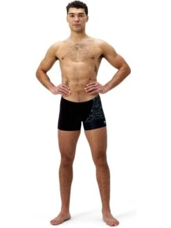 Speedo Hyperboom Aquashort - Black/Alfalfa Green -Swimmer Shop 0973418666 4