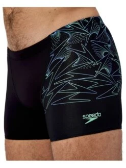 Speedo Hyperboom Aquashort - Black/Alfalfa Green -Swimmer Shop 0973418666 6