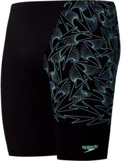 Speedo Hyperboom Jammers - Black/Alfalfa Green