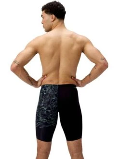 Speedo Hyperboom Jammers - Black/Alfalfa Green -Swimmer Shop 0973518666 5