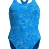 Speedo Hyperboom Allover Medalist One Piece - Lagoon Blue