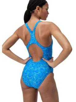 Speedo Hyperboom Allover Medalist One Piece - Lagoon Blue -Swimmer Shop 1219918661 5