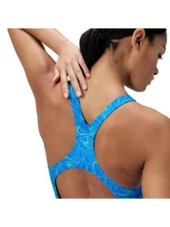 Speedo Hyperboom Allover Medalist One Piece - Lagoon Blue -Swimmer Shop 1219918661 6