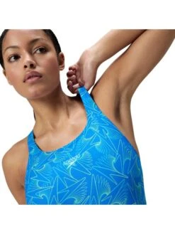 Speedo Hyperboom Allover Medalist One Piece - Lagoon Blue -Swimmer Shop 1219918661 7