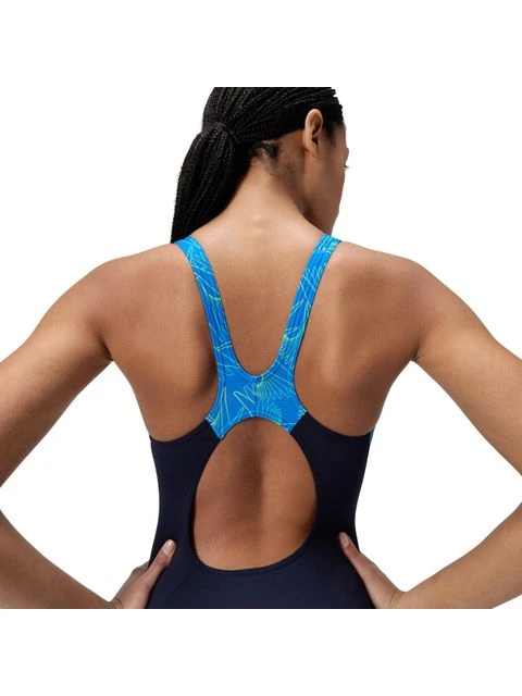 Speedo Hyperboom Splice Muscleback One Piece - Lagoon Blue 10 Speedo Hyperboom Splice Muscleback One Piece - Lagoon Blue - Image 8