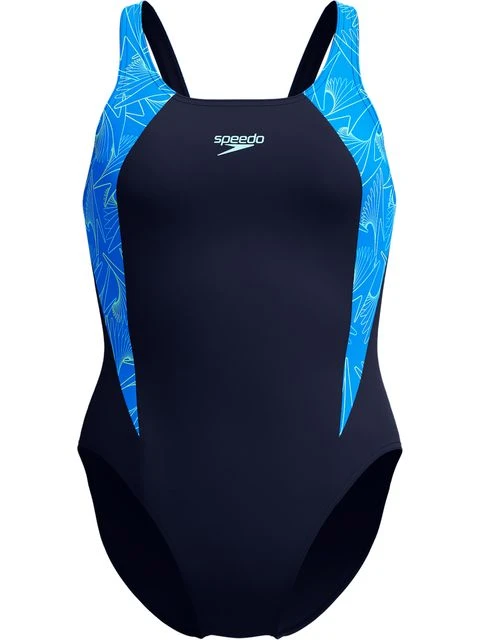 Speedo Hyperboom Splice Muscleback One Piece - Lagoon Blue 3 Speedo Hyperboom Splice Muscleback One Piece - Lagoon Blue